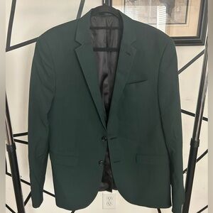 42L asos Skinny Blazer in Dark Green